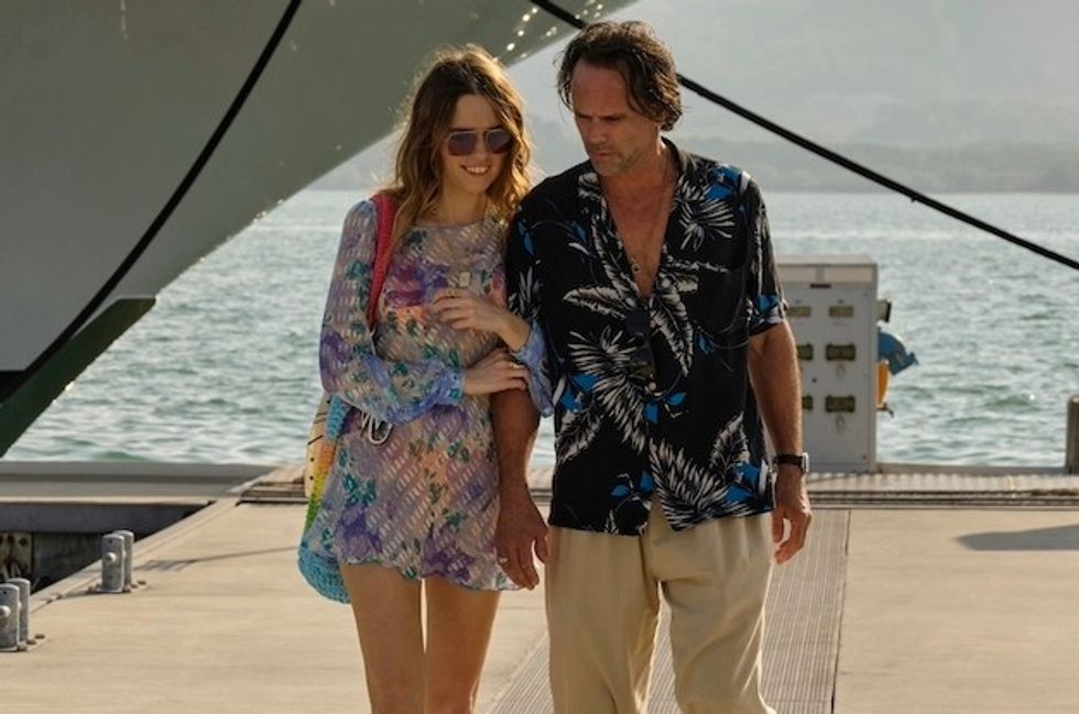 Walton Goggins Aimee Lou Wood The White Lotus Season 3