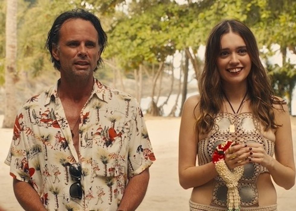 Walton Goggins Aimee Lou Wood The White Lotus Season 3