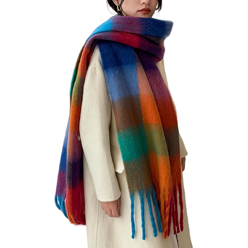 Wander Agio Warm Plaid Scarf