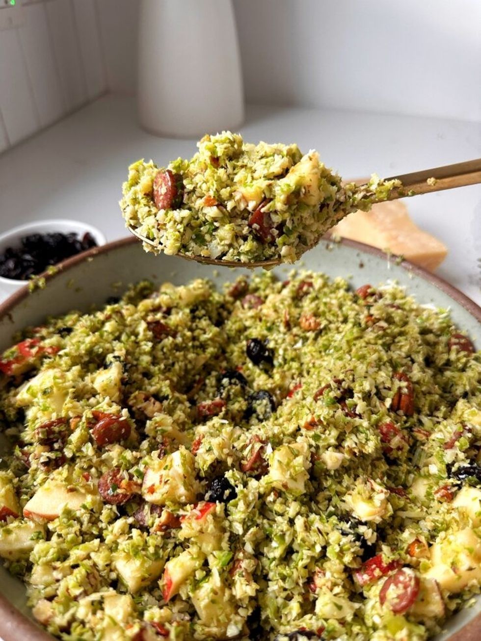 Warm Brussel Sprout Rice