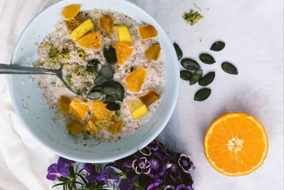 Warm Bulgur Breakfast Bowls