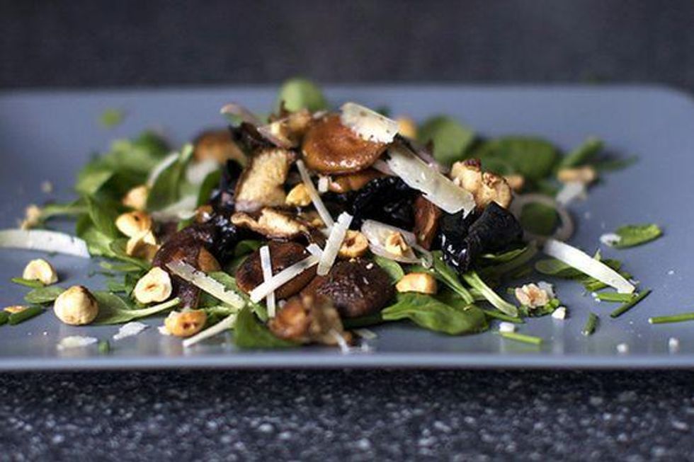 Warm Mushroom Salad