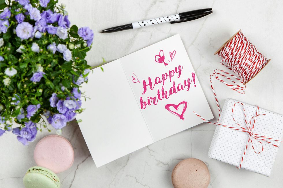 watercolor DIY birthday card
