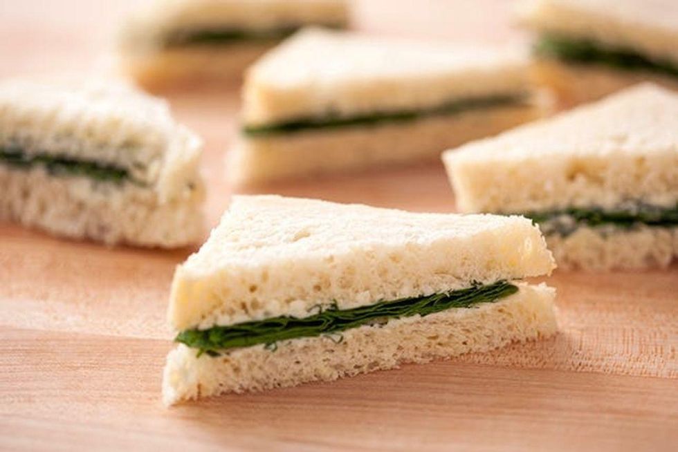 Watercress + Herbed Butter Tea Sandwich Recipe