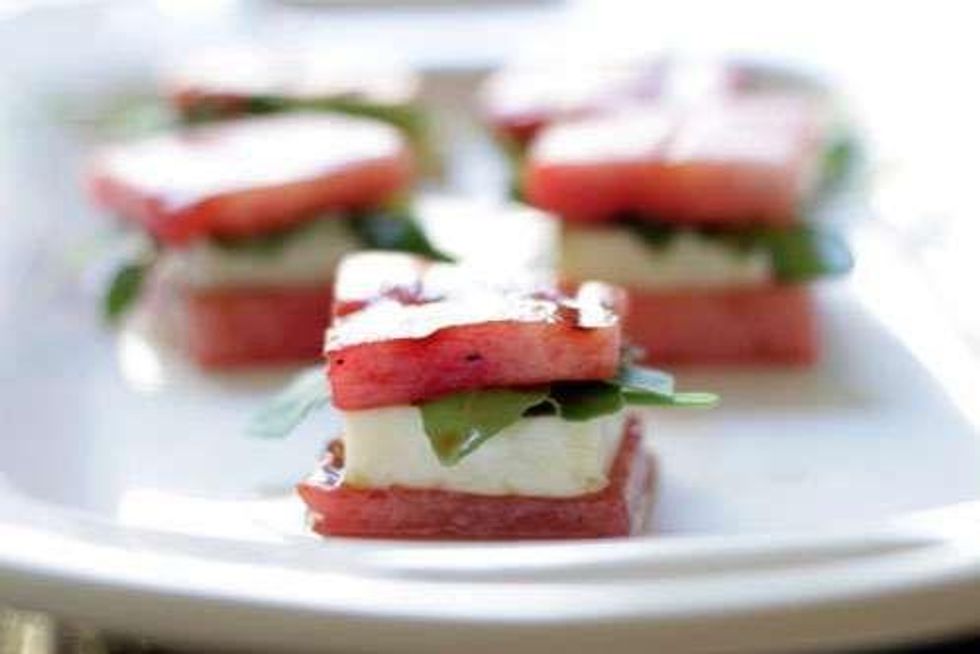 Watermelon Grilled Cheese Bites