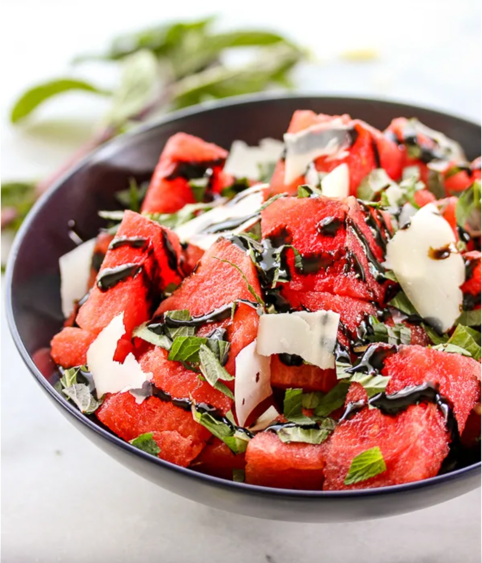 Watermelon Mint Salad