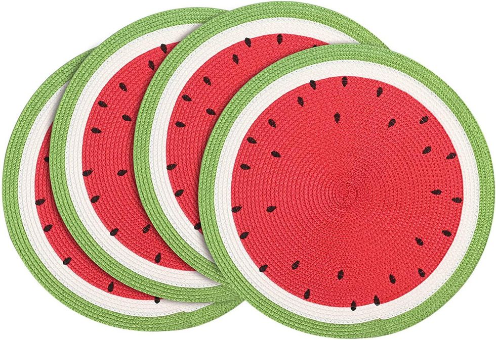 watermelon placemats