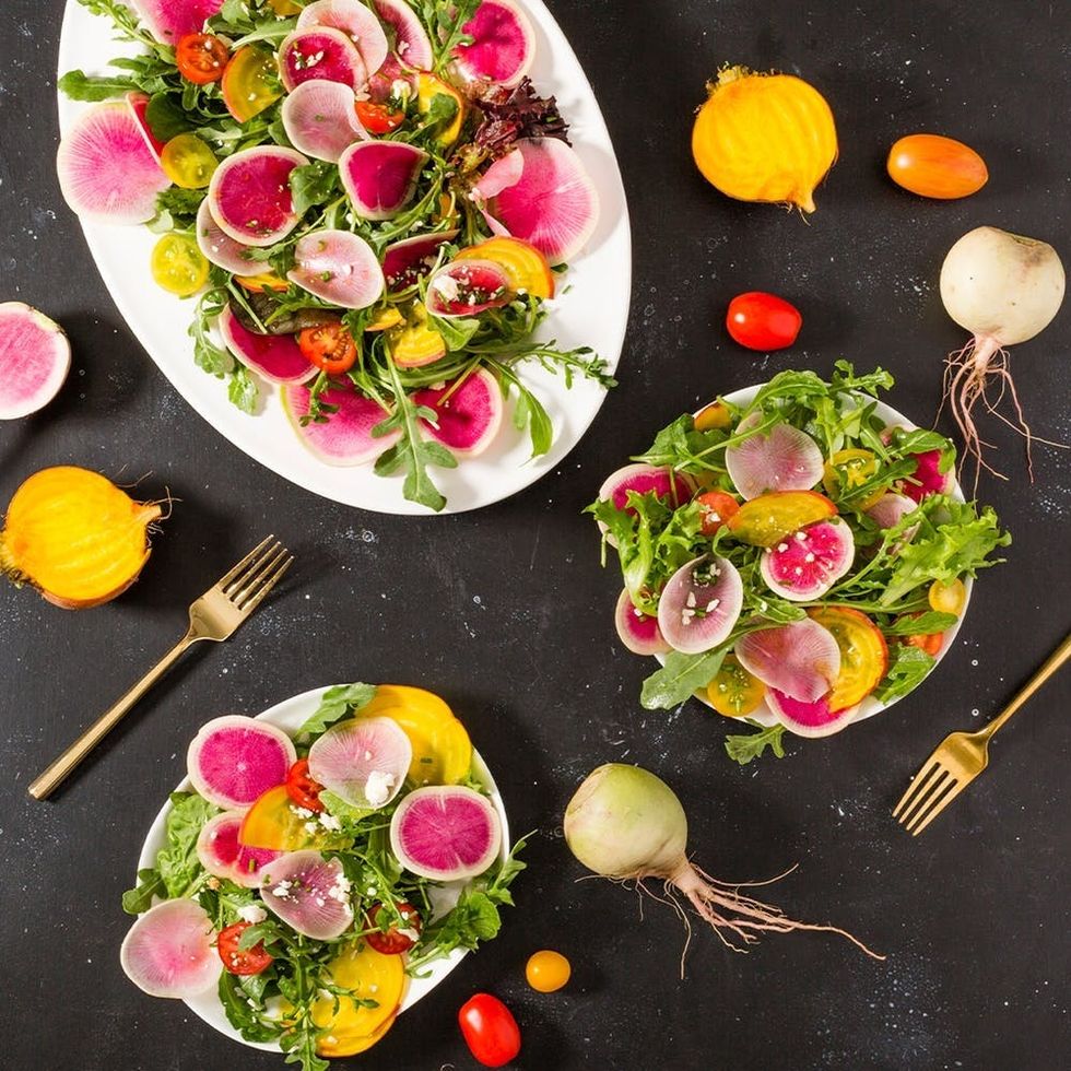 Watermelon Radish Salad Easy Easter Brunch Ideas