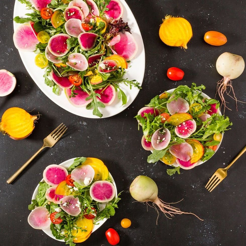 Watermelon Radish Salad