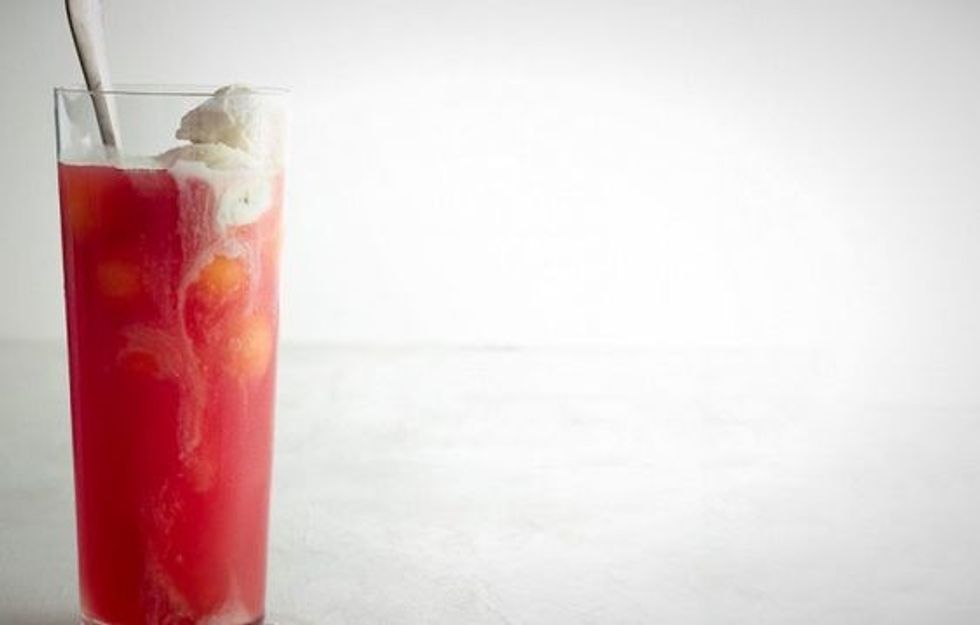 Watermelon Soda Float
