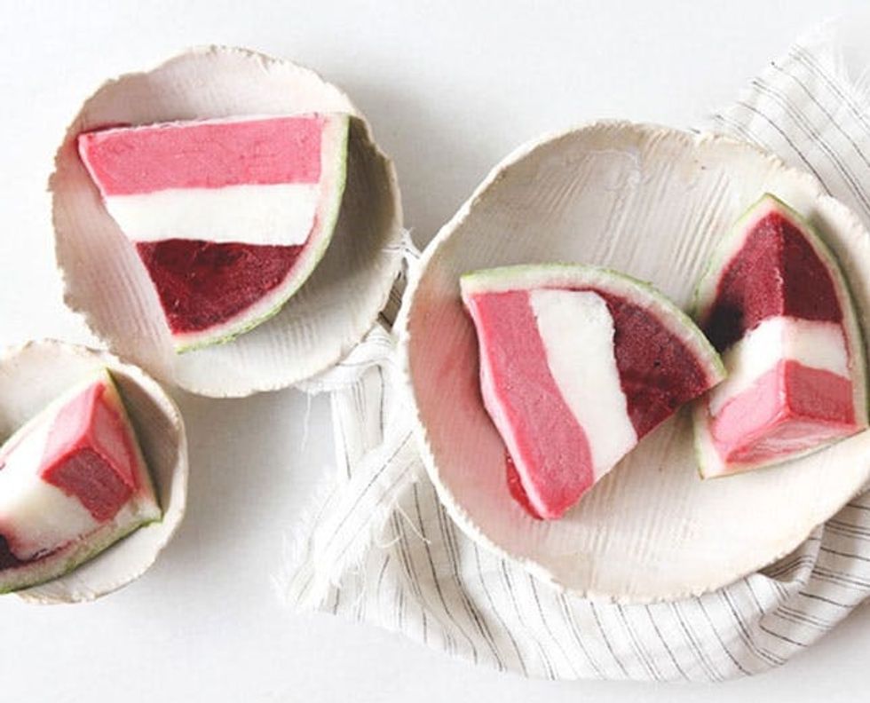 Watermelon Sorbet Wedges