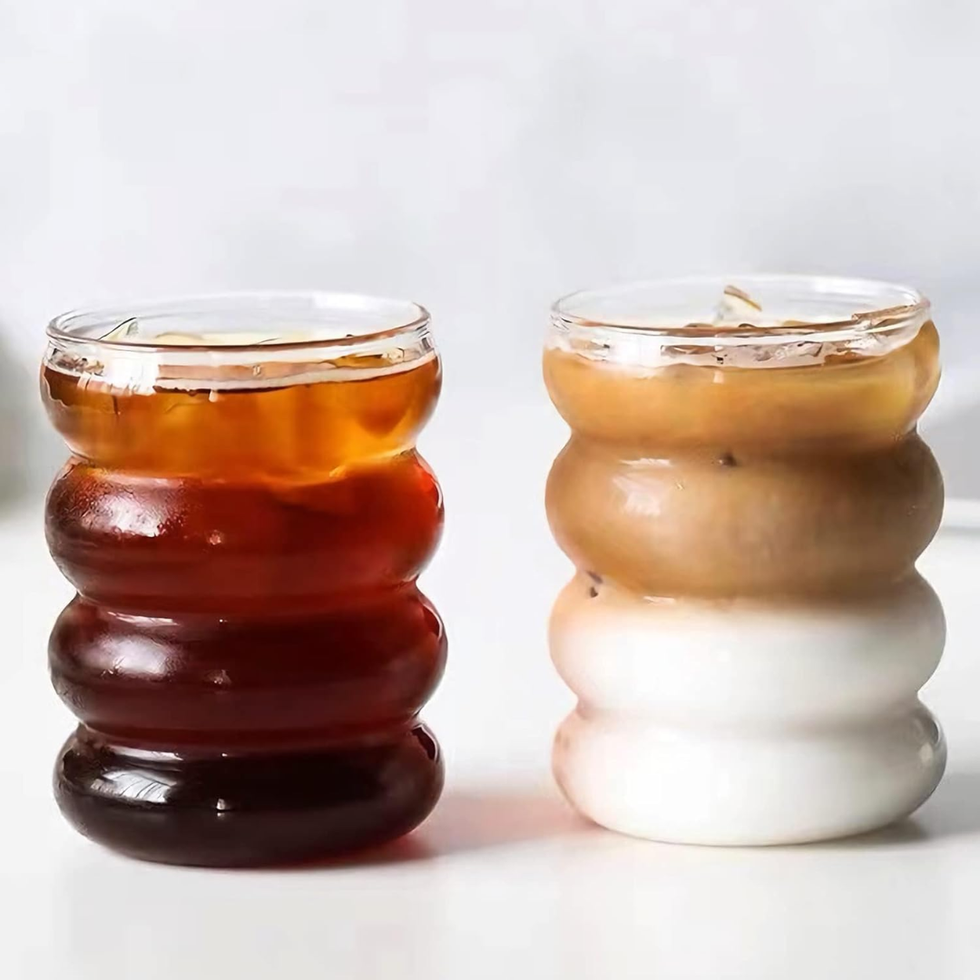 Wavy Drinking Glasses