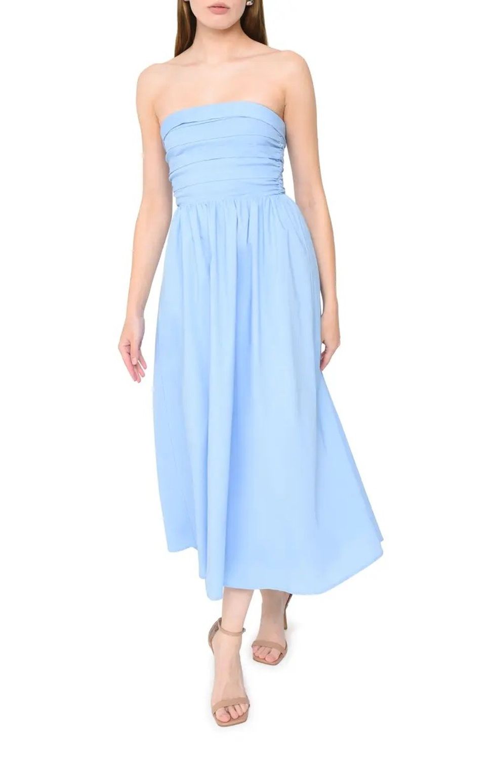 WAYF Pleated Sundress