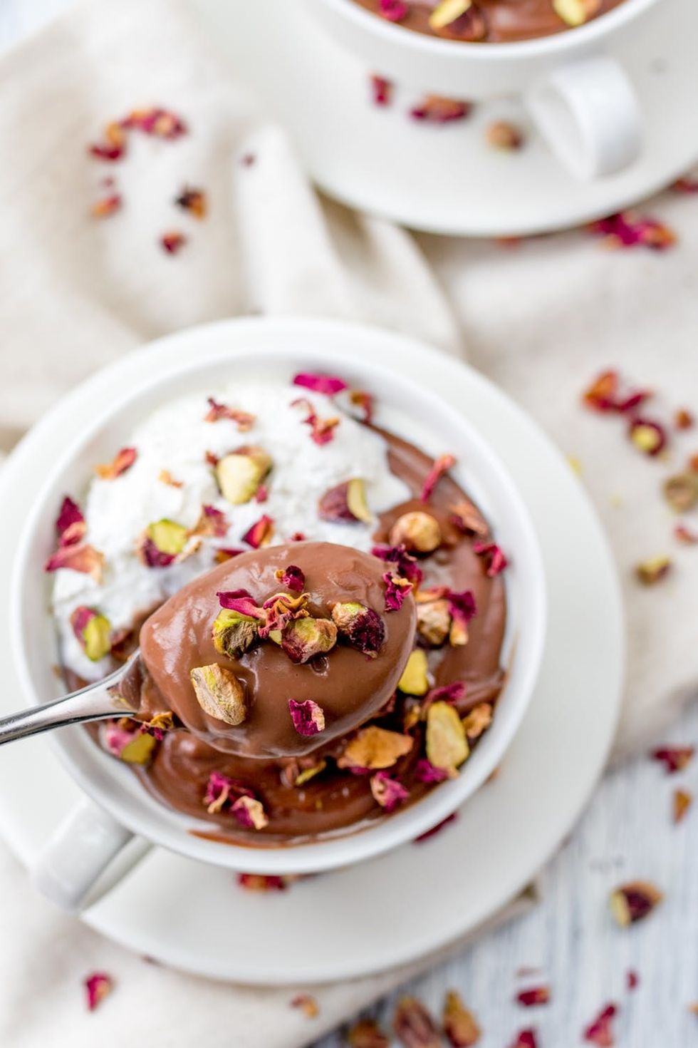 We're Going Nuts For National Pistachio Day With This Rose And Pistachio Hot Chocolate!