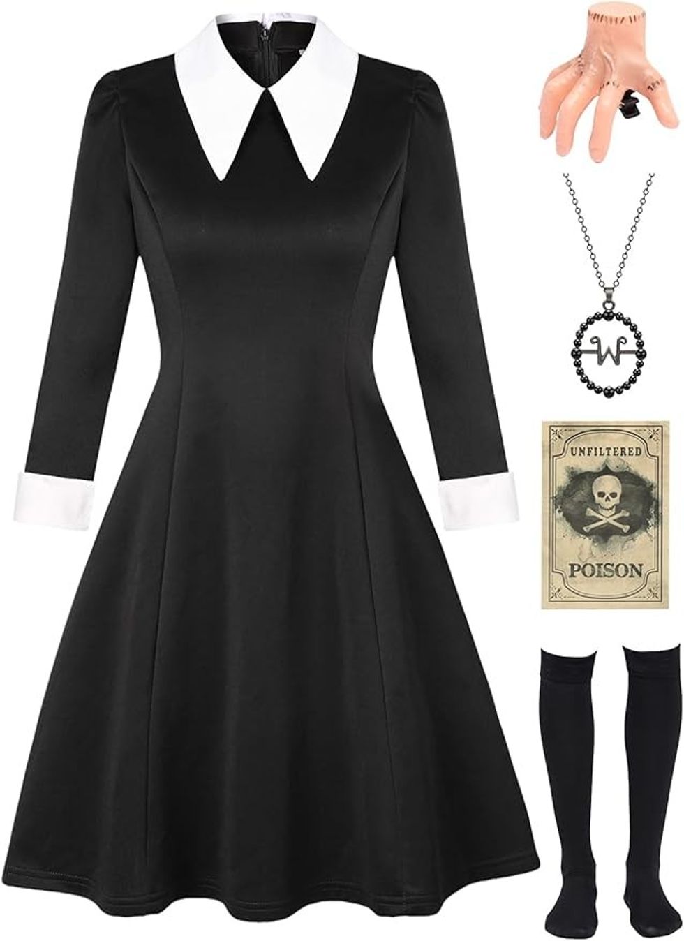 wednesday addams diy halloween costumes