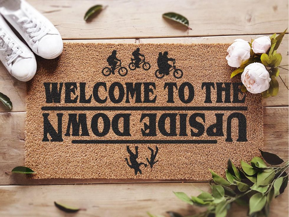 Welcome To The Upside Down Doormat