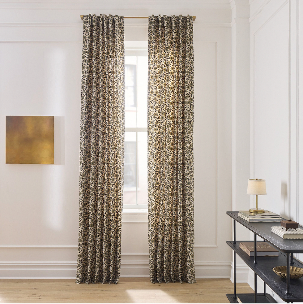 West Elm Laney Floral Curtain