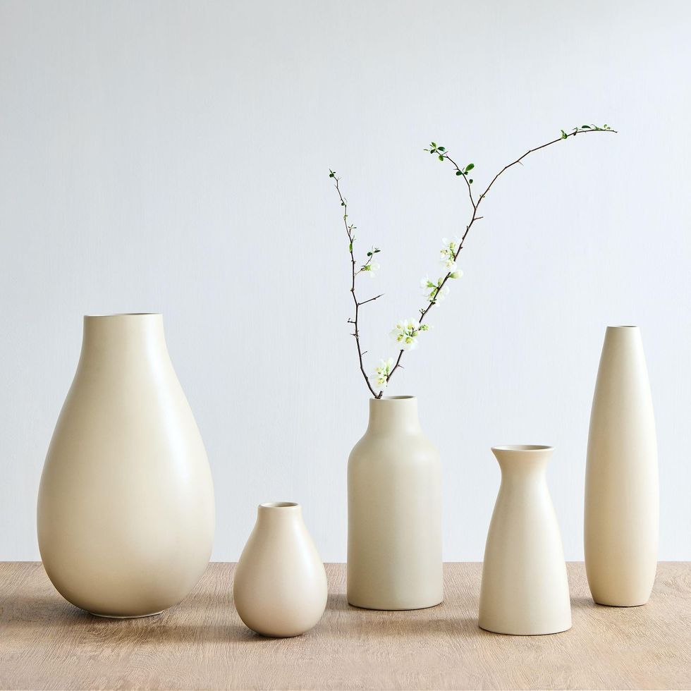 west elm Pure Sand Ceramic Vases