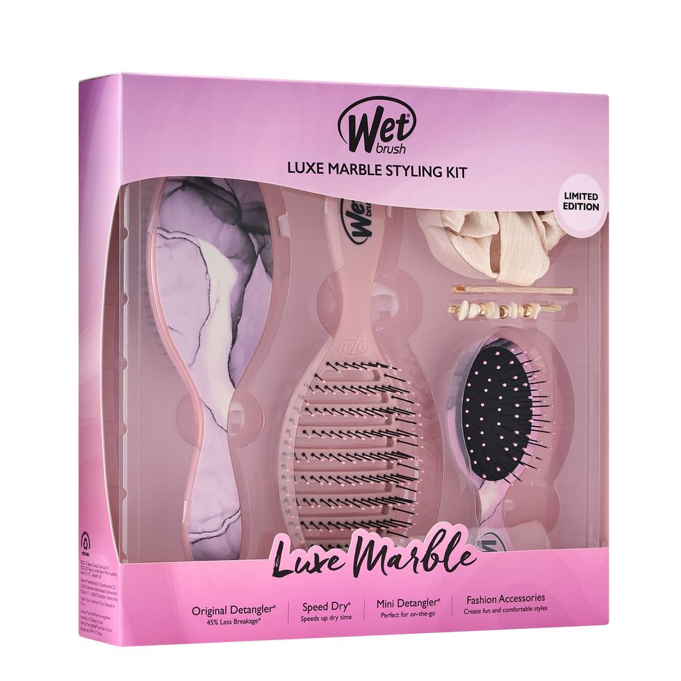 Wet Brush Luxe Marble Styling Kit