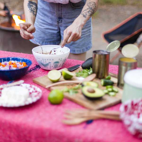 What is the most popular food for camping?