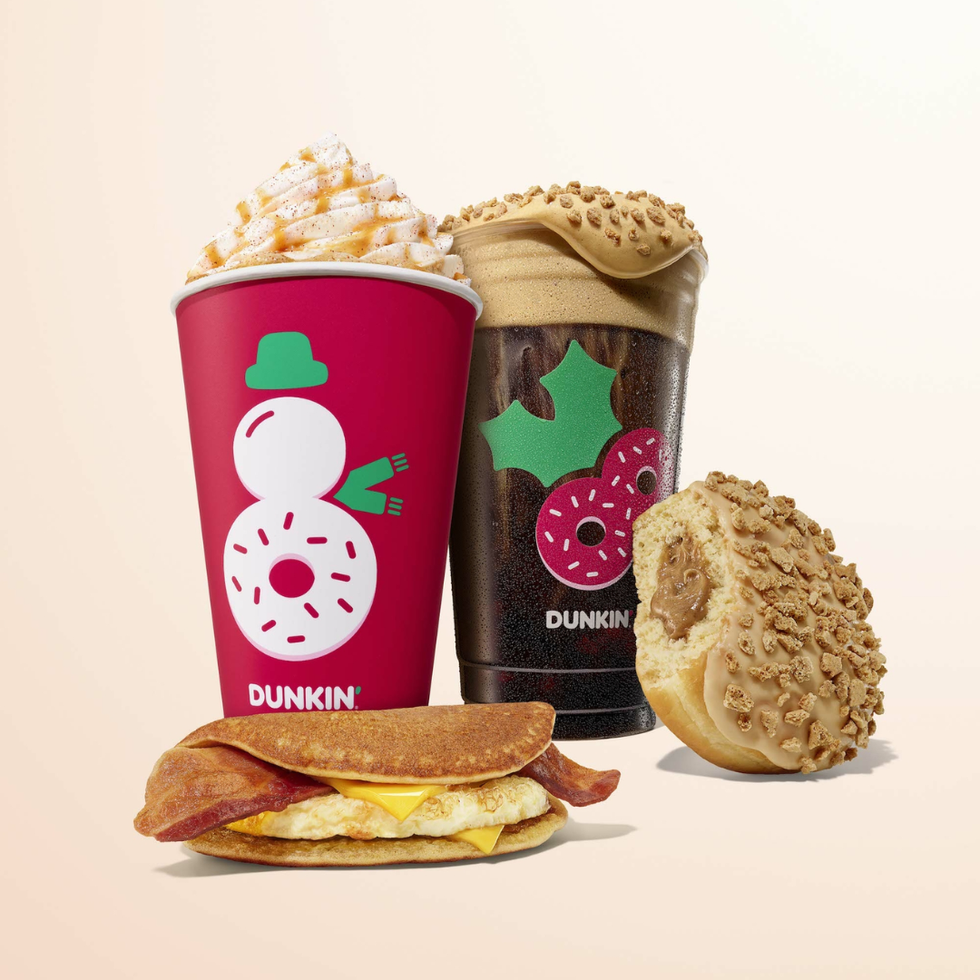 When will the Dunkin' holiday menu drop in 2025?