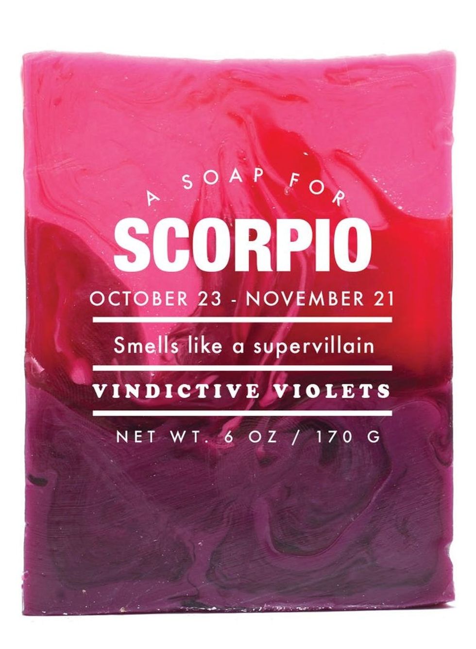 Whiskey River Astrology soap Scorpio 