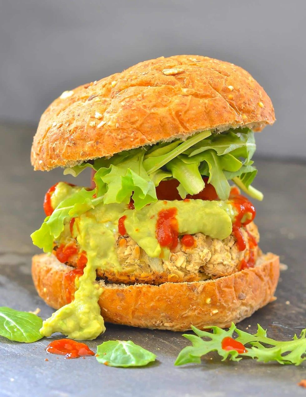 White Bean Artichoke Burgers