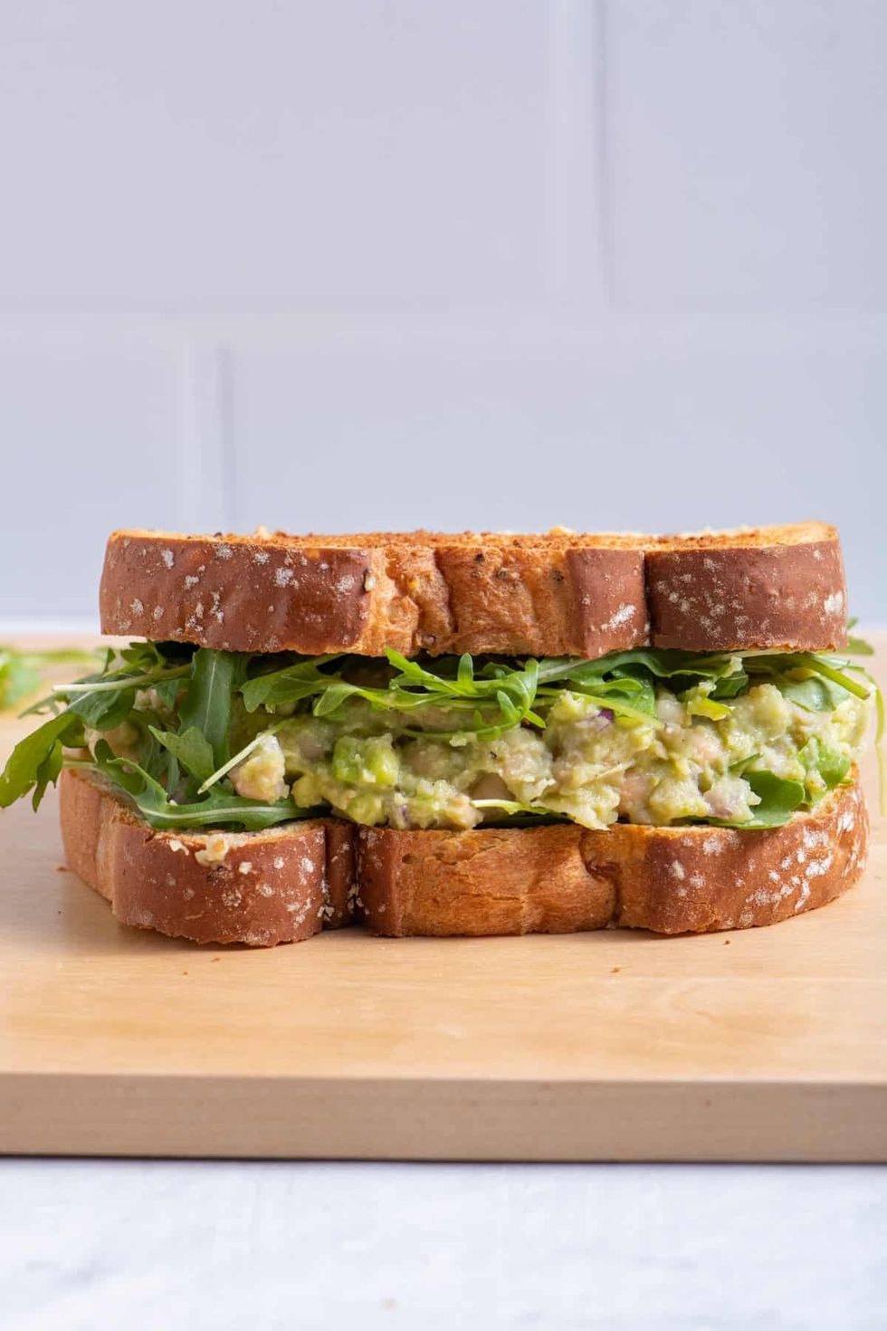 White Bean Avocado Sandwich