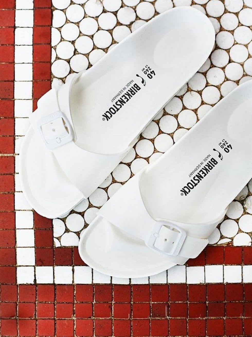 white-birkenstocks