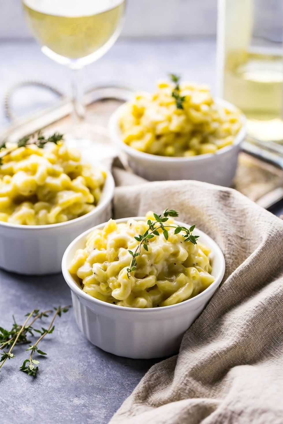 White Cheddar Truffle Mac and Cheese christmas side dish