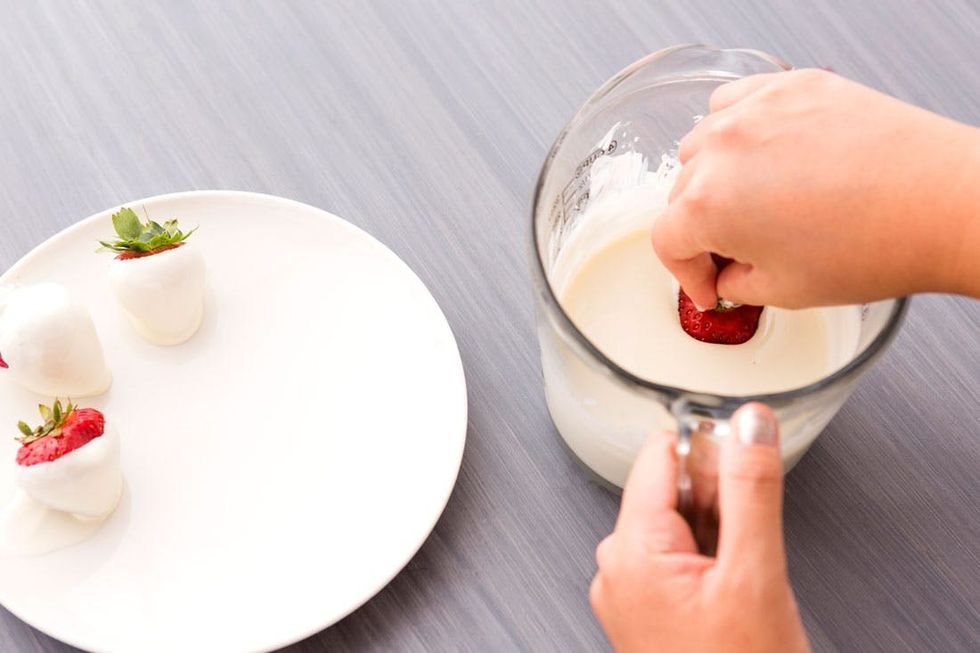 White Chocolate Covered Strawberry Lab Mice