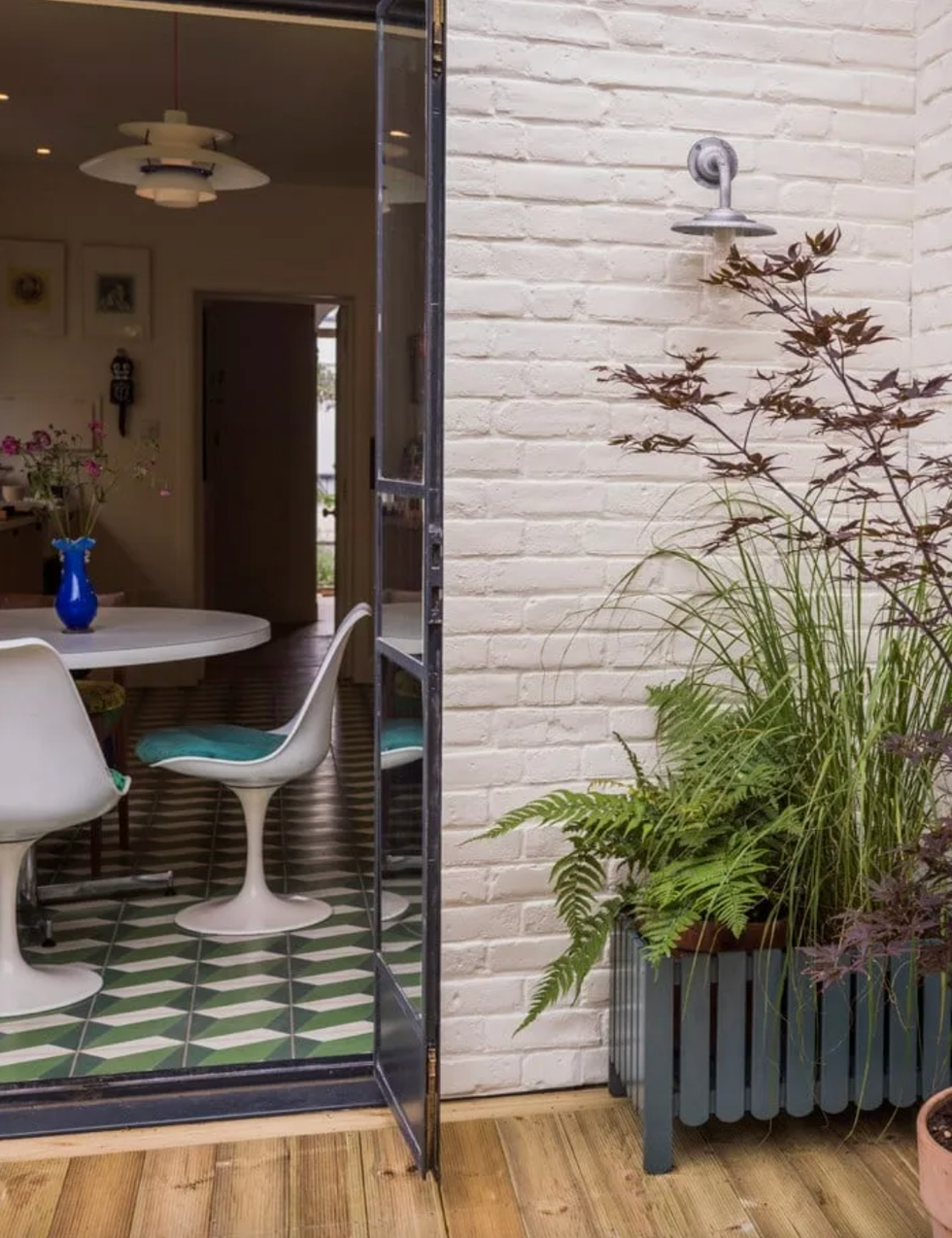 white exterior paint