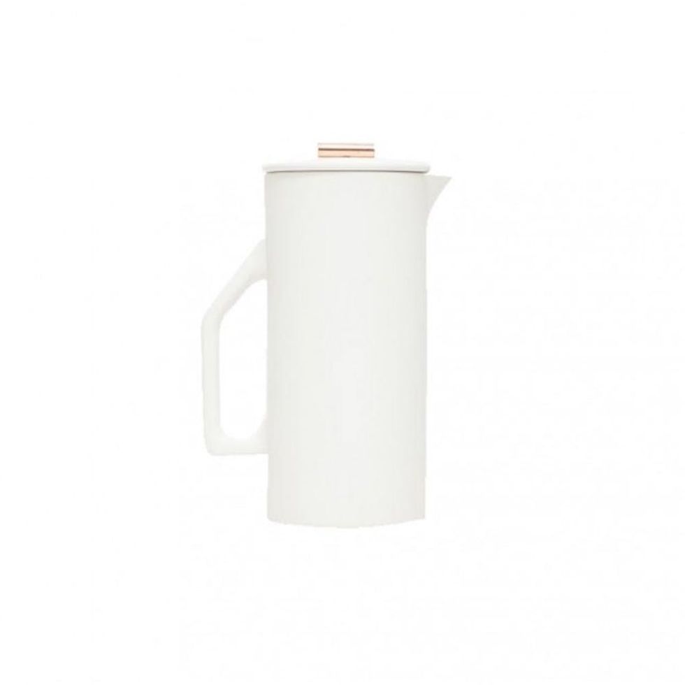 white french press