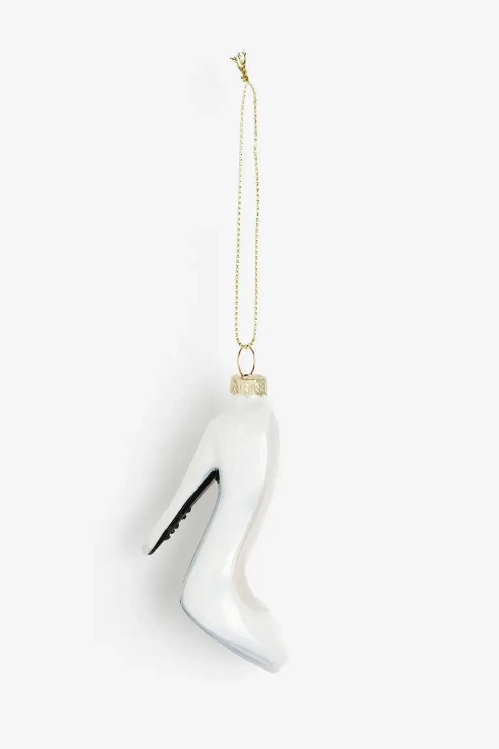 White Shoe Christmas Ornament