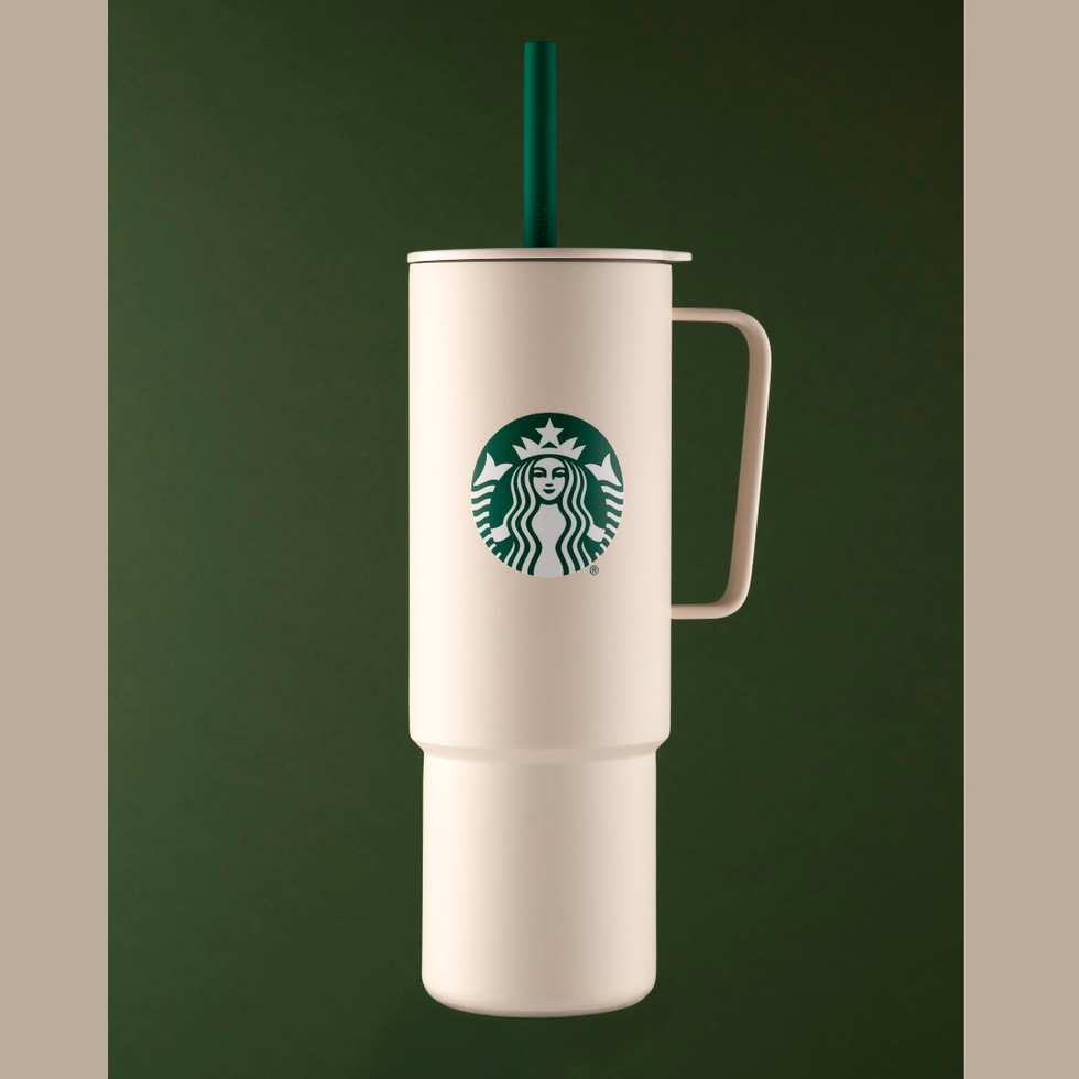 White Starbucks Tumbler