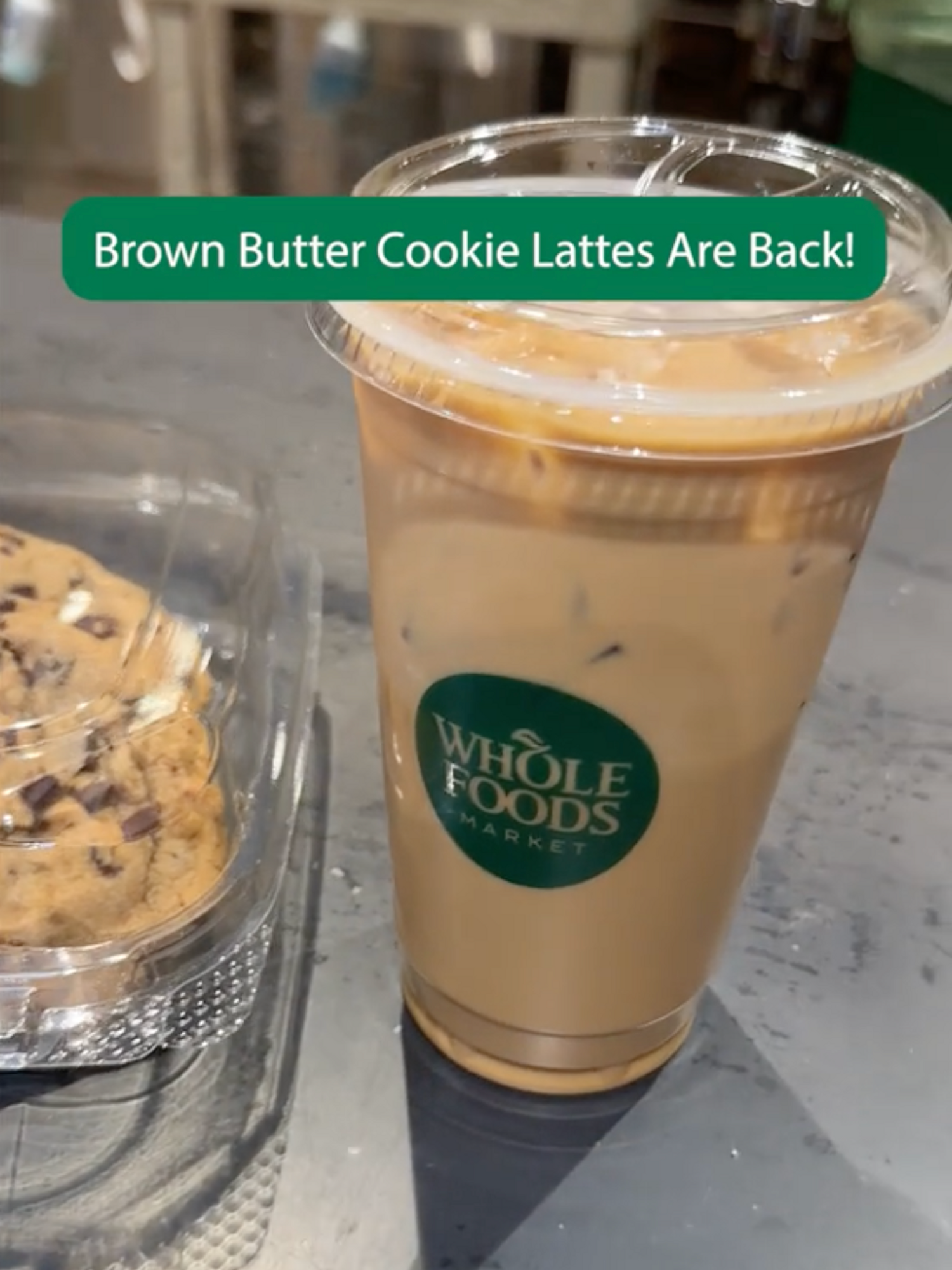 Whole Foods Brown Butter Cookie Latte