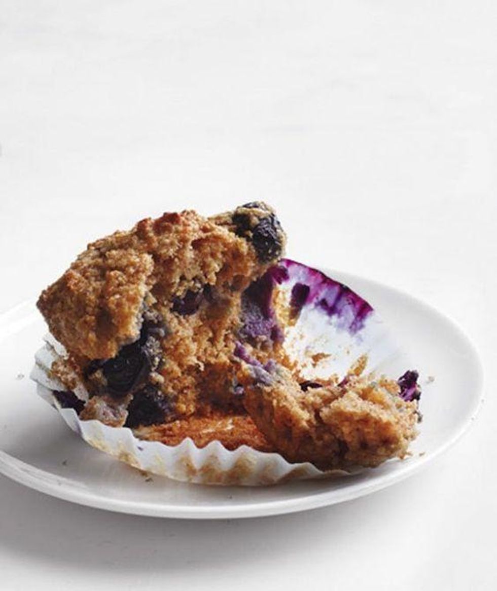 Whole-Grain Blueberry Muffins