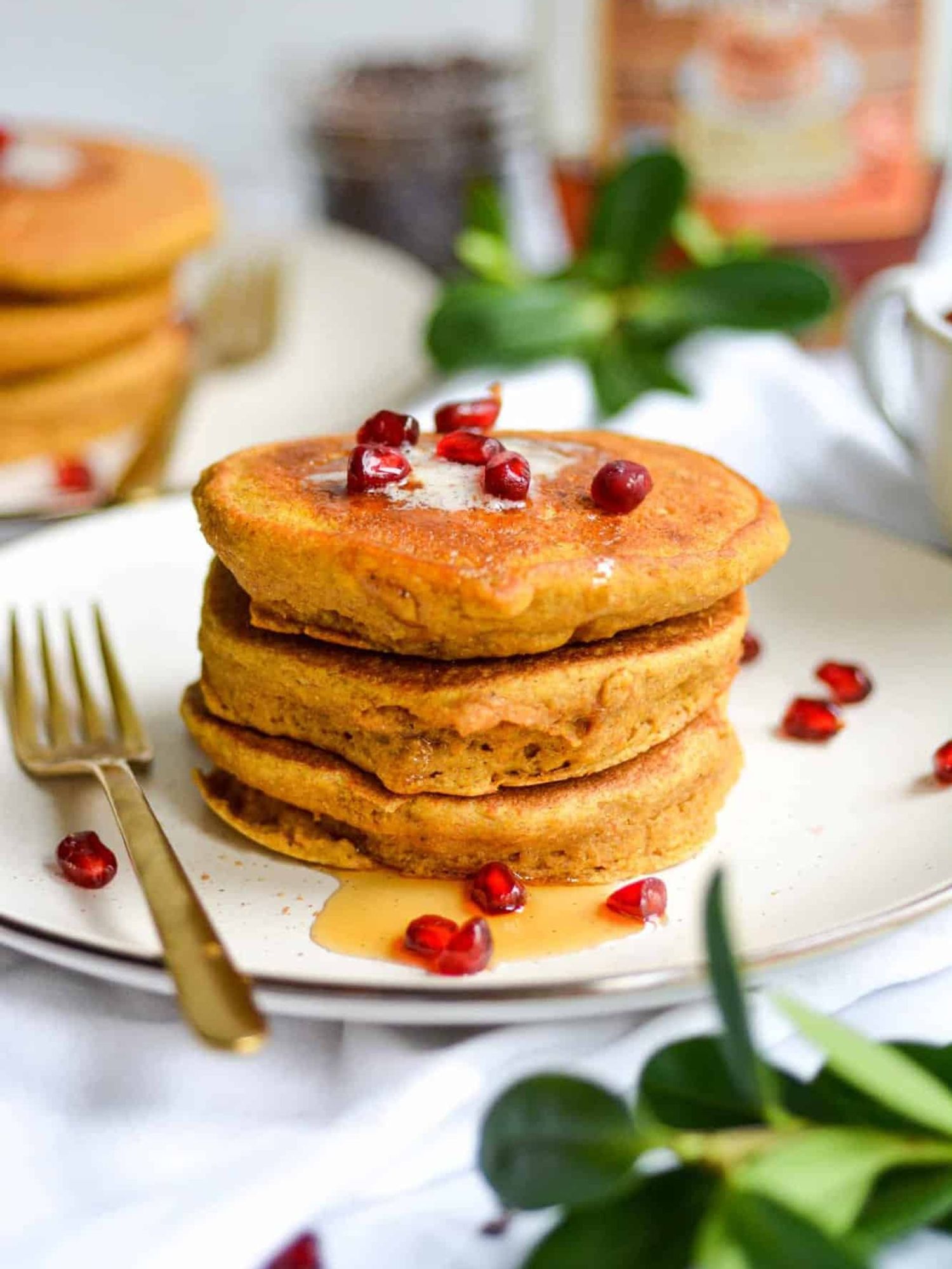 Whole Grain Pumpkin Pancakes