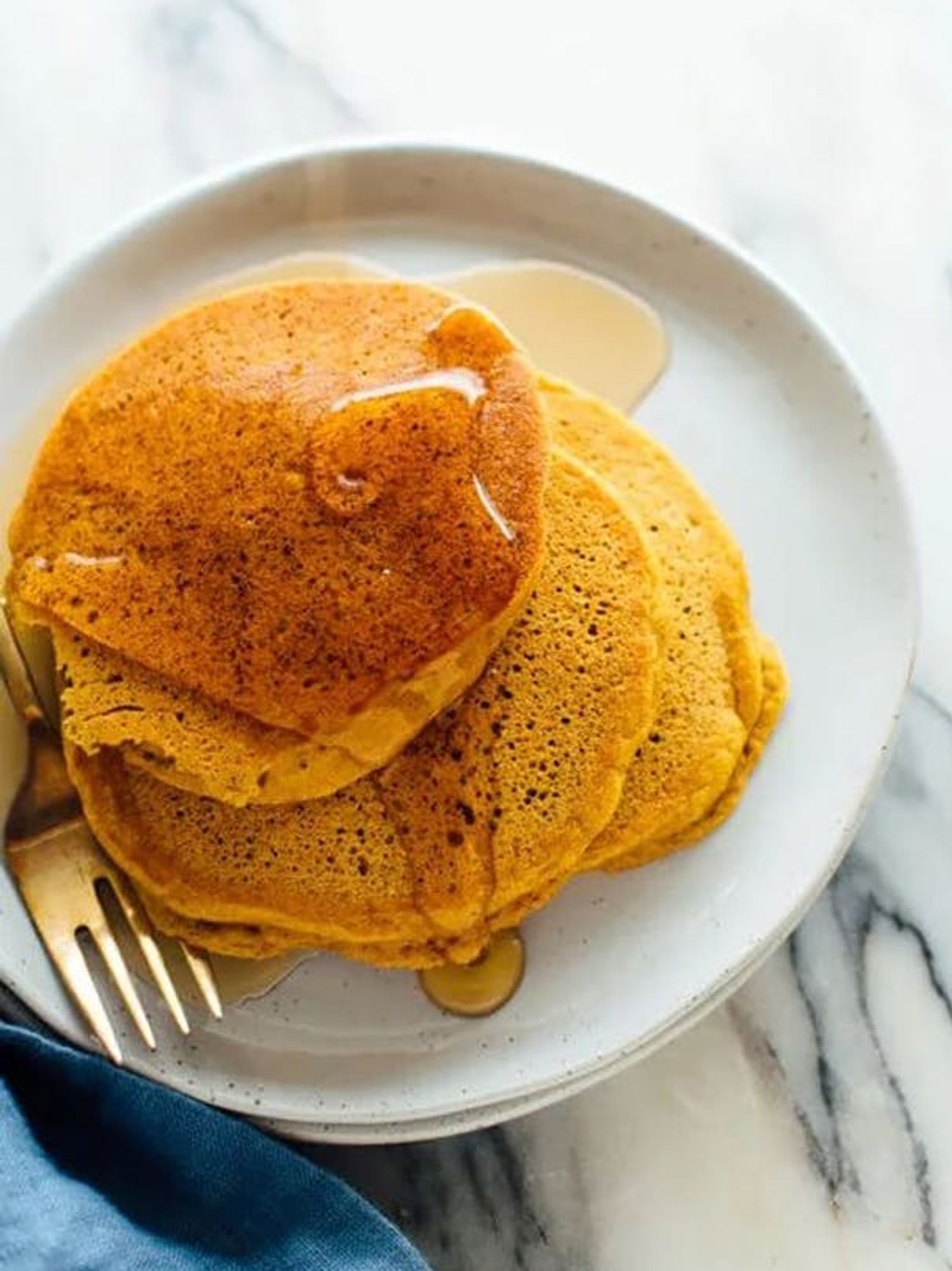 Whole Wheat Pumpkin Pancakes