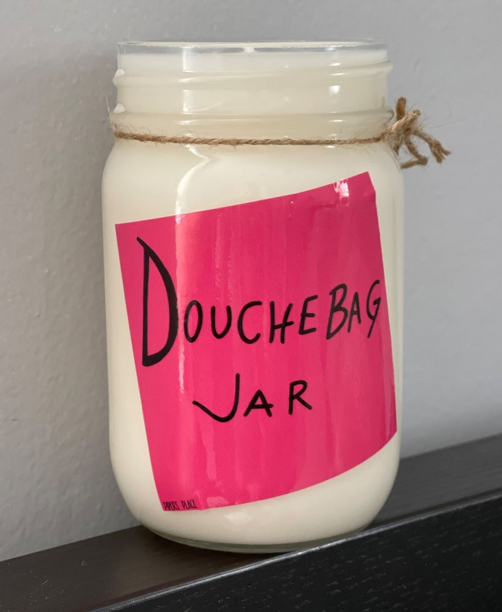 WhosThatGirlCandleCo New Girl Douchebag Jar Candle