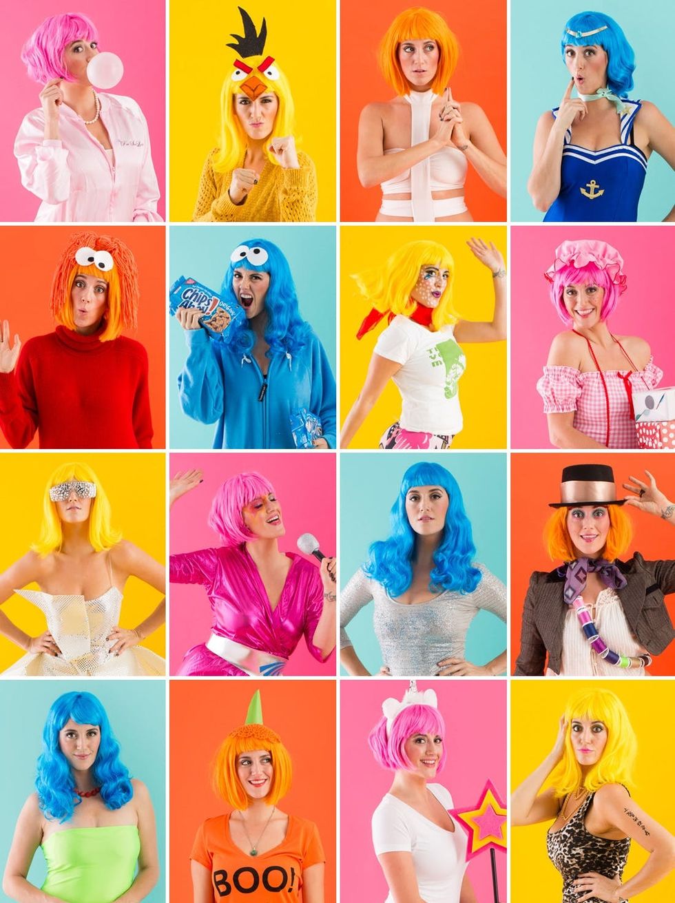 wig halloween costumes