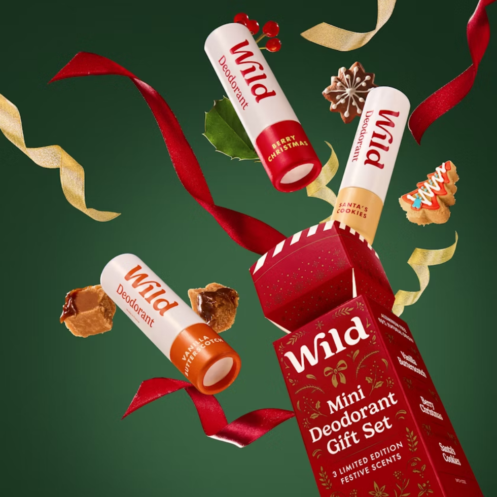 Wild Cosmetics Holiday Mini Deodorant Trio Set