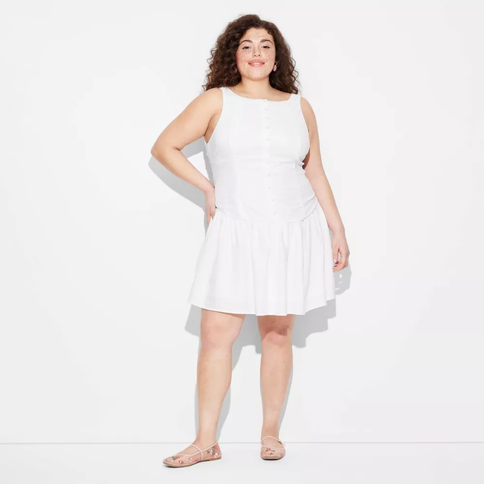 Wild Fable Drop Waist Mini Sundress