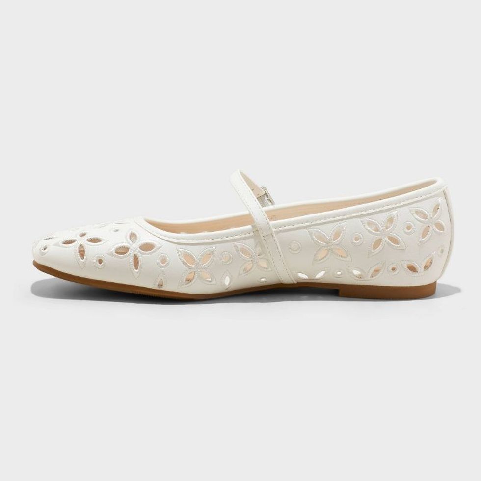 Wild Fable Elsa Eyelet Mary Jane Ballet Flats