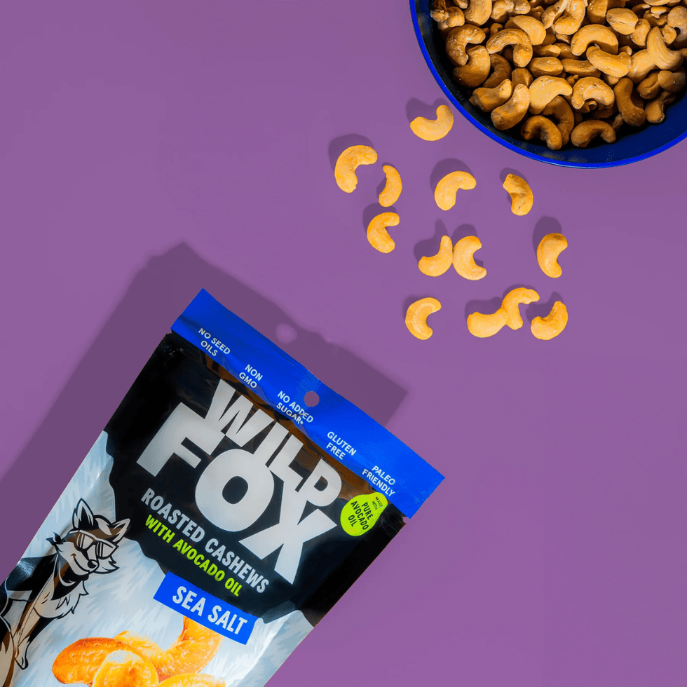 Wild Fox Sea Salt Roasted Cashews