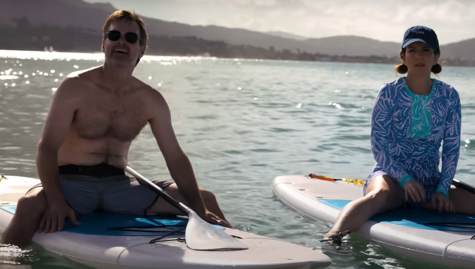 will forte and tina fey in 'the four seasons' netflix show