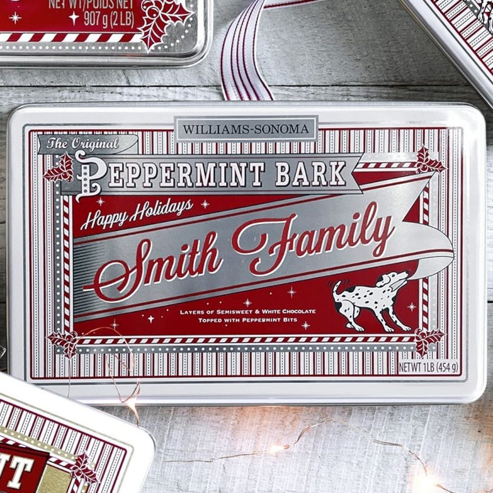 Williams Sonoma Personalized Peppermint Bark