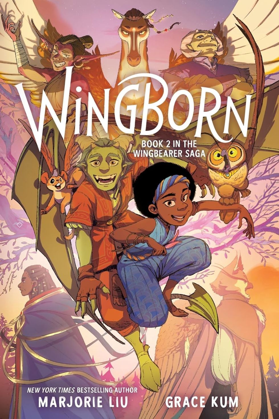 Wingborn by Marjorie Liu and illustrated by Grace Kum