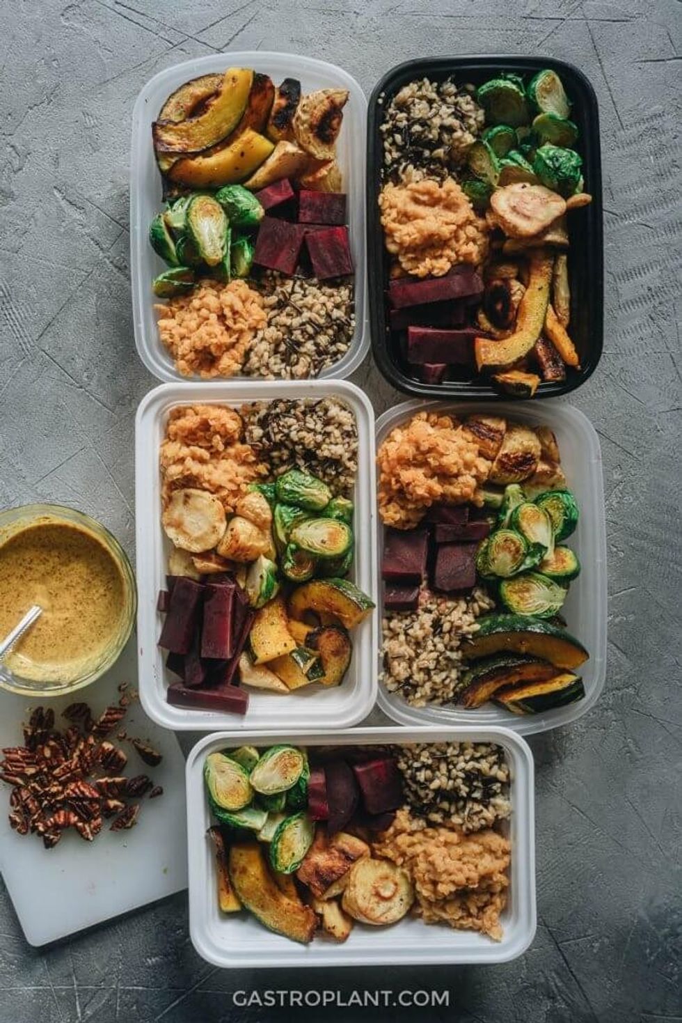 Winter Buddha Bowl Meal Prep