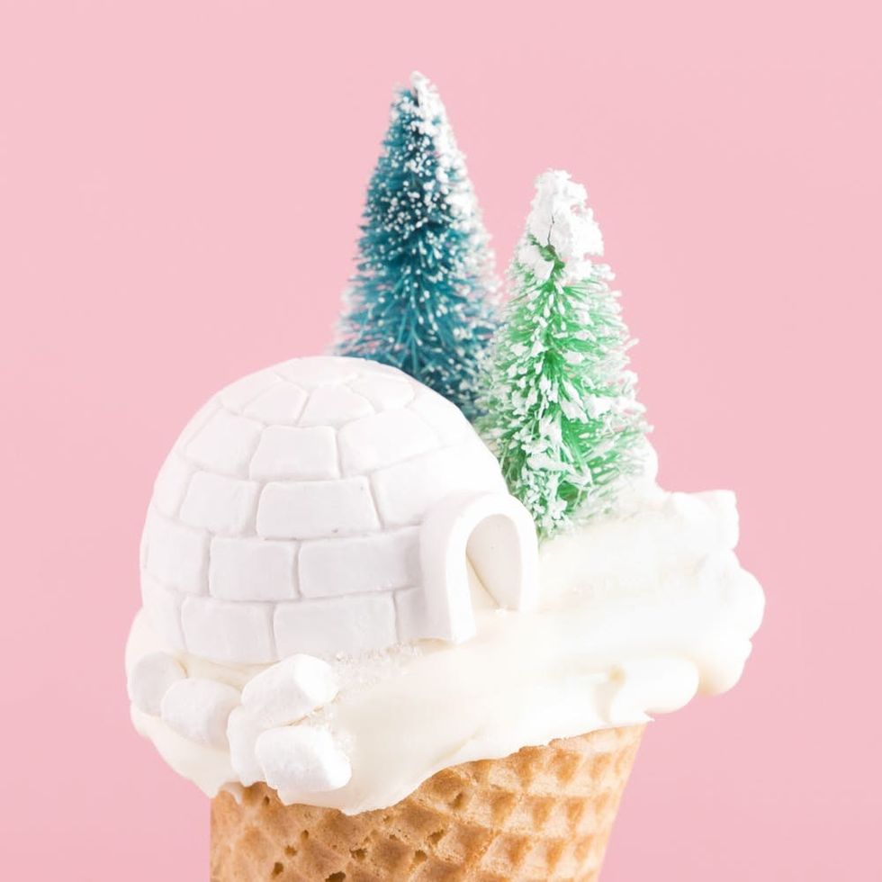 Winter Cone Cake Recipe